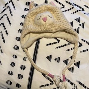 Handknit Counting Sheep hat